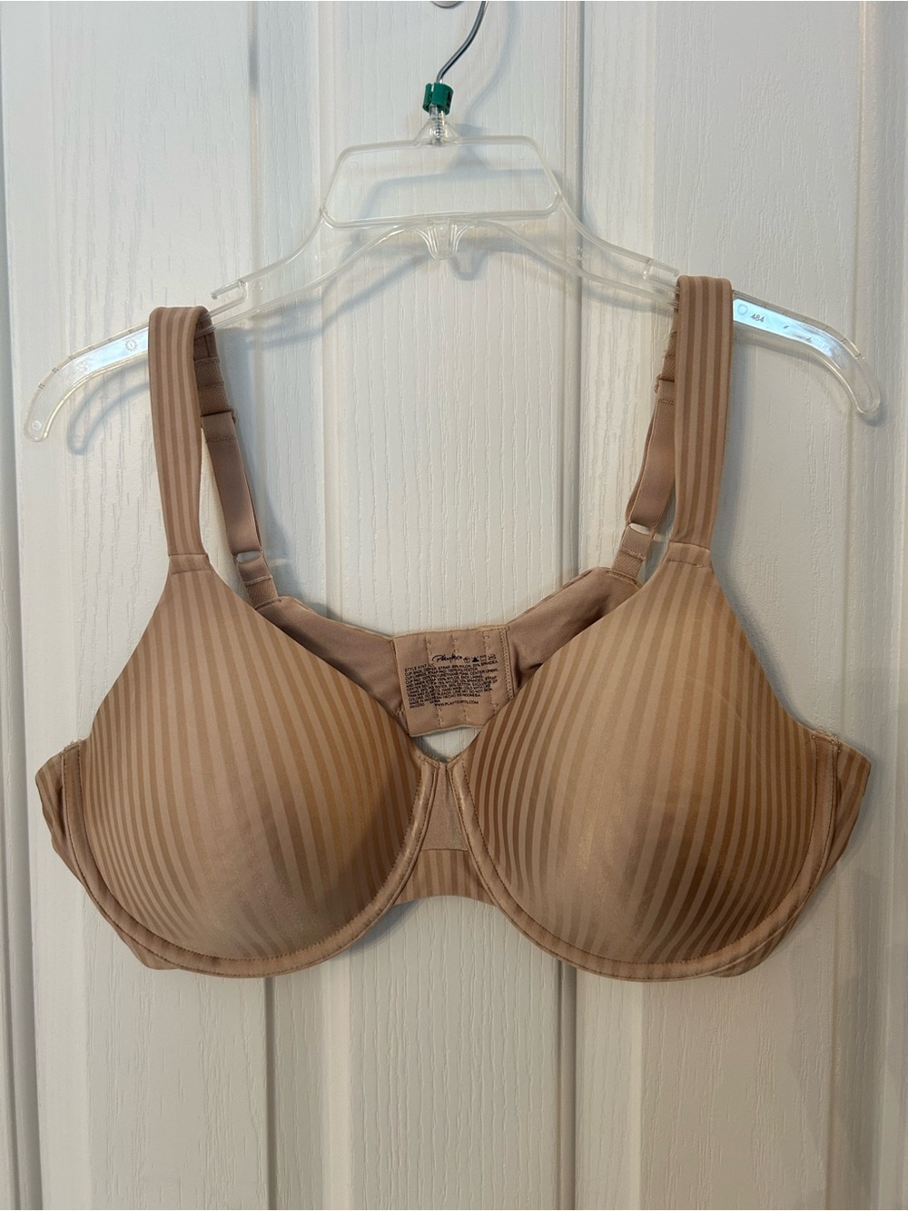 Playtex Striped Underwire Bra - Nude/Tan